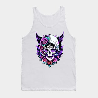 cyberpunk Flowers Tank Top